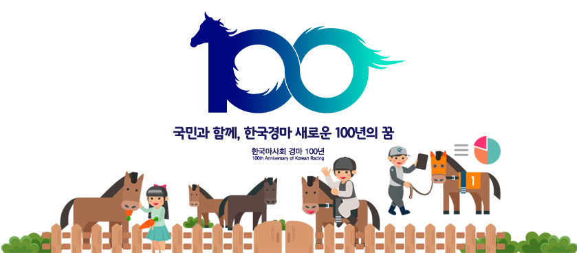 한국경마100년의꿈 마사회 한국경마 100년 기념식! 국민과 함께 새로운 비상을 꿈꾸다